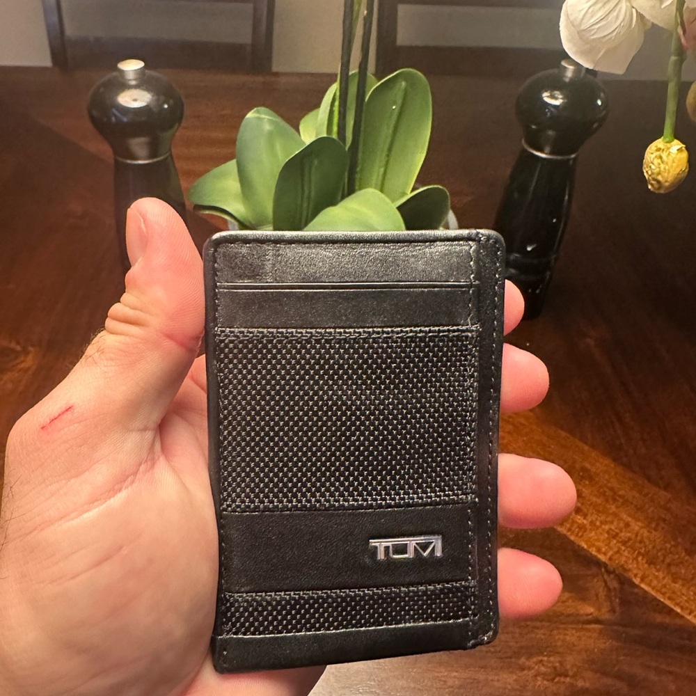 TUMI Black Card Holder